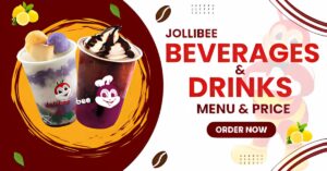 Jollibee Beverages Menu