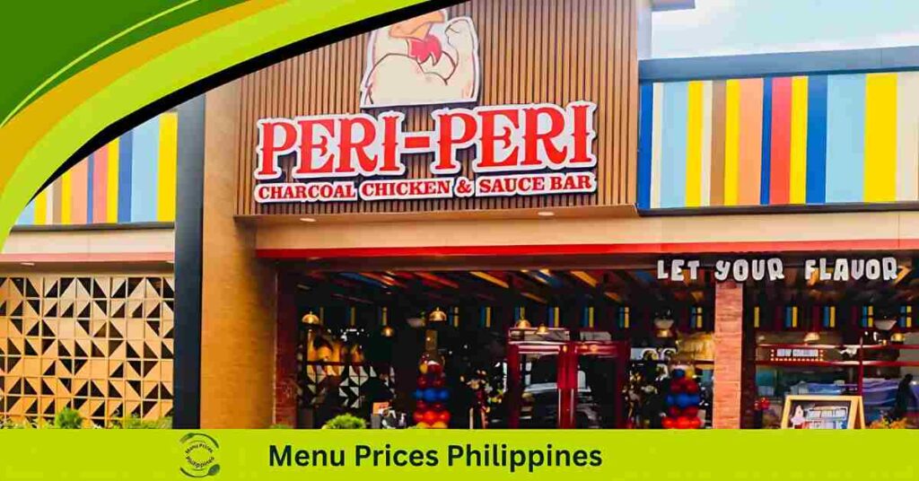 Peri Peri Menu With Prices Philipines
