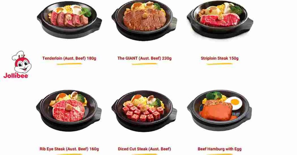 pepper lunch menu