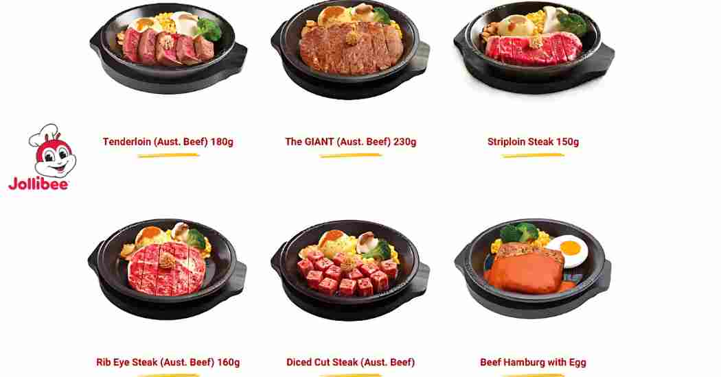 pepper lunch menu
