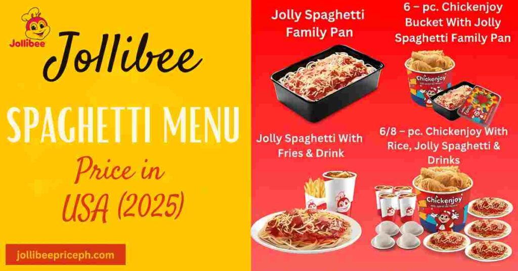 Jollibee United States Menu With Price Updated 2025